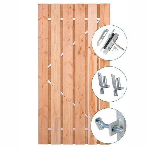 Tuindeur Privacy douglas